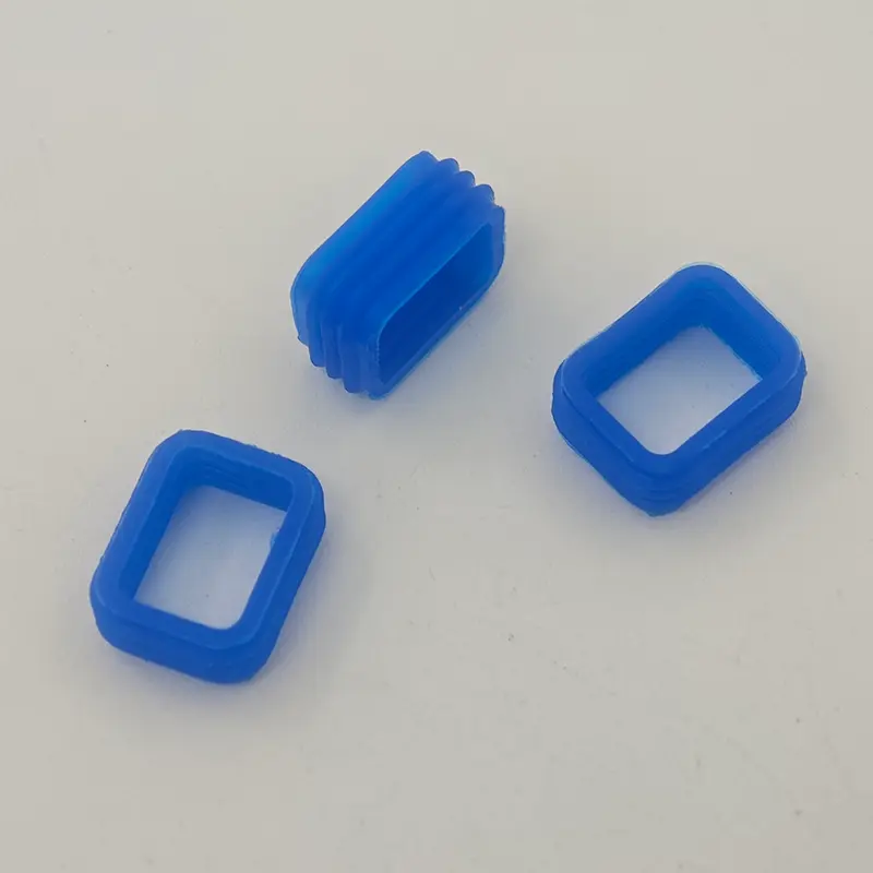 Mavi 3 yol silikon kauçuk bağlayıcı gasket